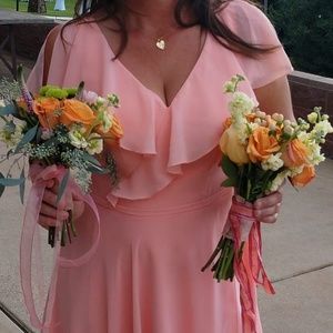 Bridesmaid Dress - Coral - Size 12